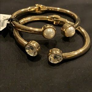INC bangle bracelet set!   BNWT Gold so pretty!